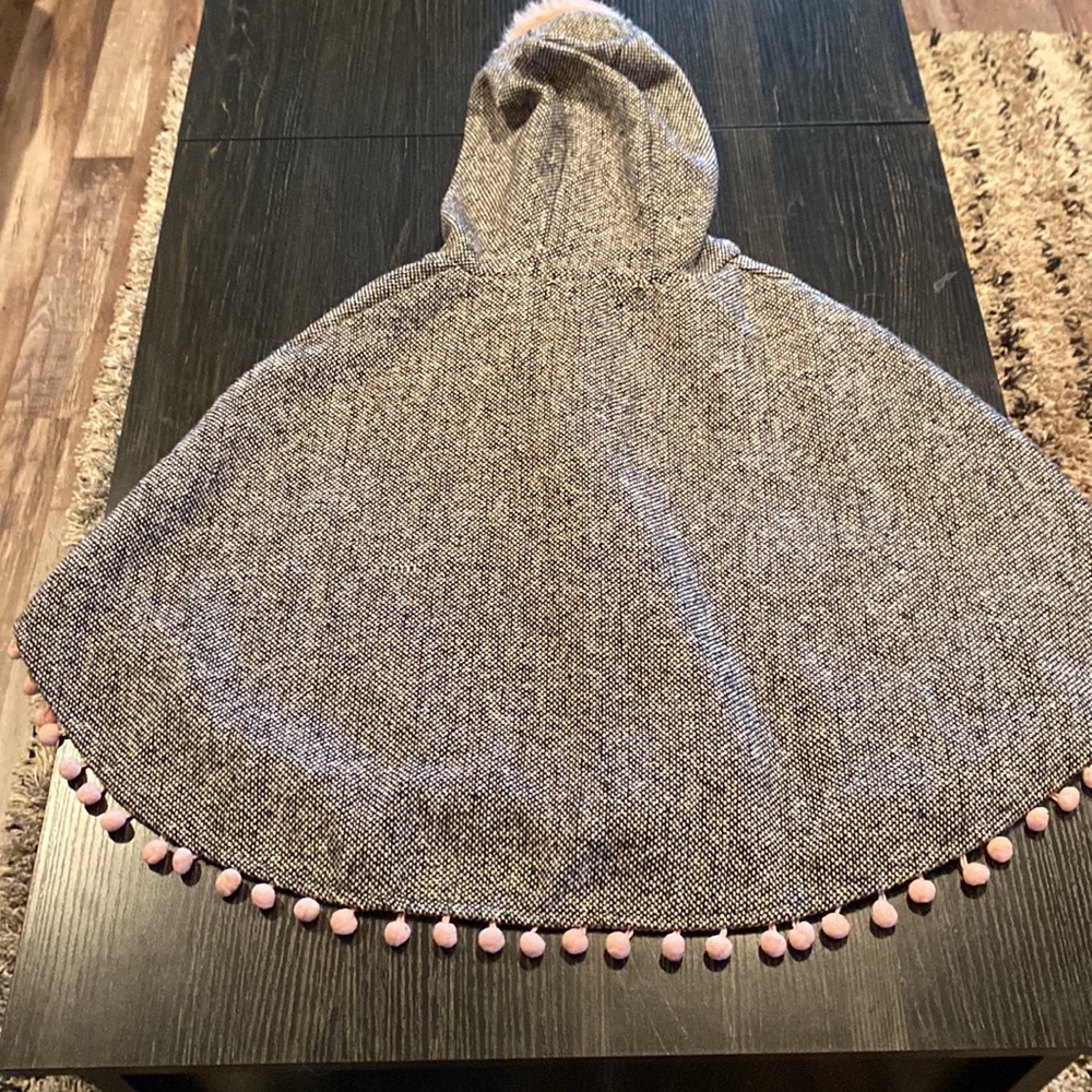 Betsey Johnson size 5 (girls) tweed cape shrug shawl perfect condition!!❤️💗 - Picture 10 of 10